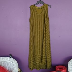 Jersey Hi-Lo sleeveless dress